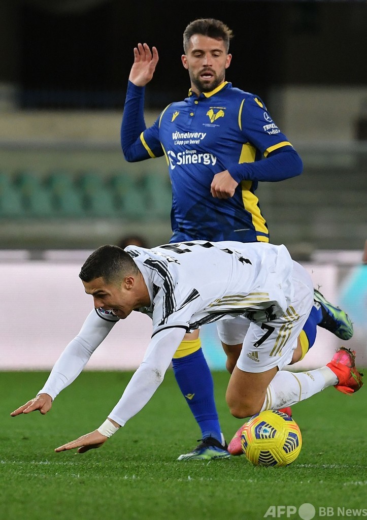 ユーベがベローナと分ける、ロナウドが今季19点目も空砲