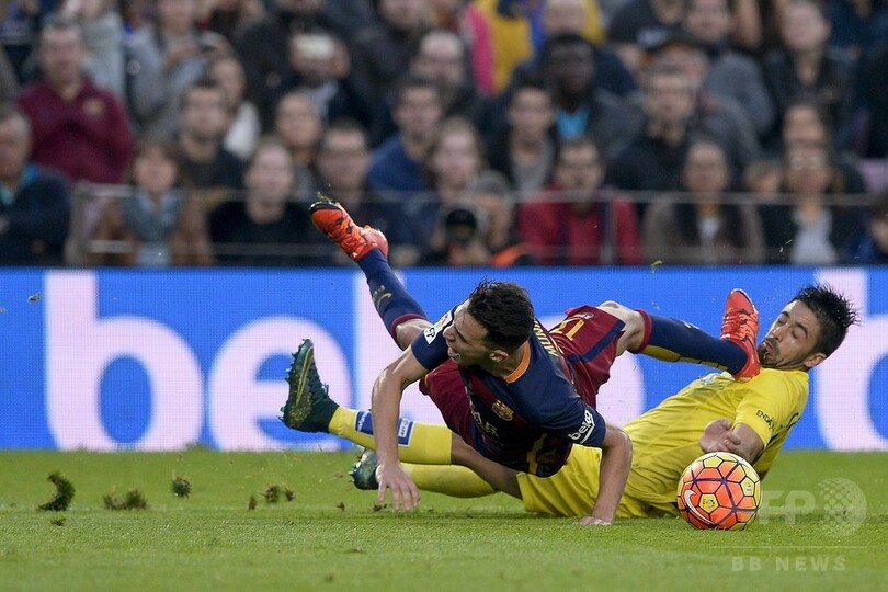 ネイマールけん引のバルセロナ、ビジャレアルに快勝で首位浮上