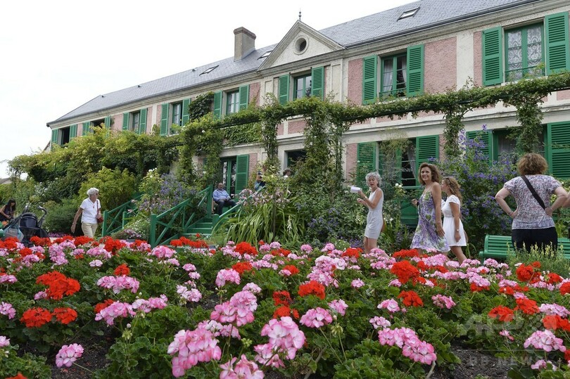 巨匠モネの庭園でスイレンが開花 仏ジベルニー