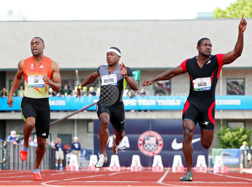ガトリンとゲイが陸上男子100m五輪米国代表に
