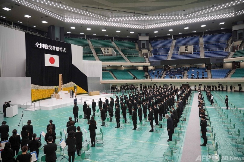 終戦から76年、全国戦没者追悼式