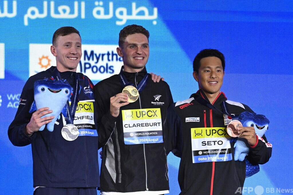 瀬戸大也、400m個人メドレーで銅 世界水泳 写真14枚 国際ニュース：afpbb News