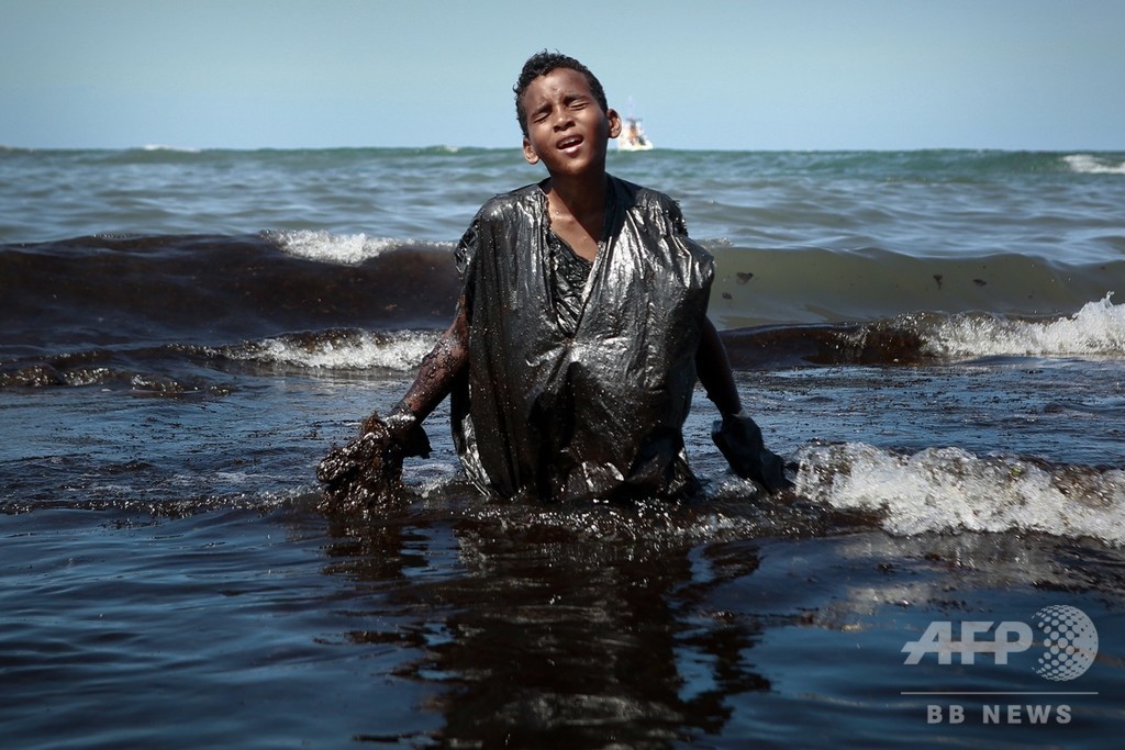 記者コラム ブラジルの海岸に押し寄せた黒い油 写真9枚 国際ニュース Afpbb News