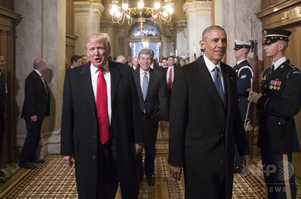 「民主制守るのは私たち」 オバマ氏、トランプ氏に手紙残す 写真1枚 国際ニュース：AFPBB News