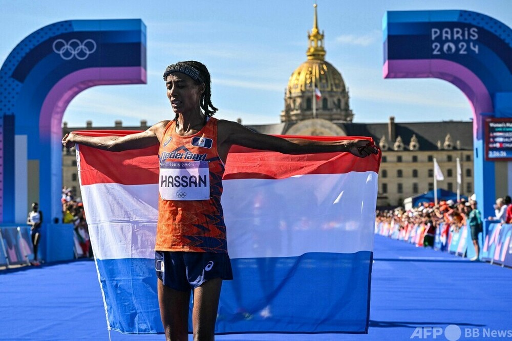 長距離3種目挑戦のハッサンが女子マラソン金、鈴木6位 パリ五輪 写真11