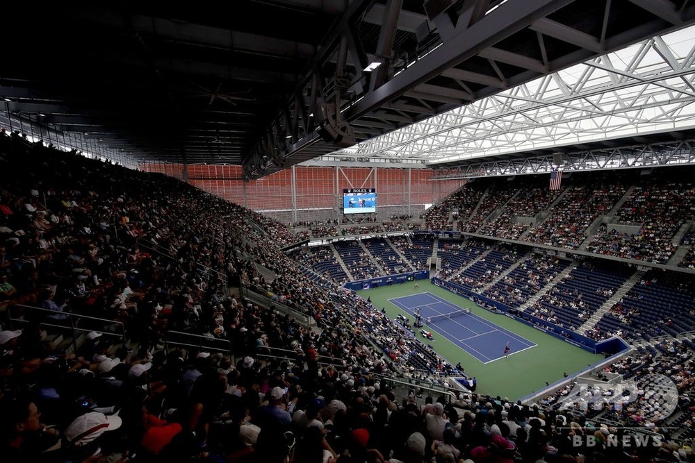 雨で大半の試合が翌日順延に、全米テニス 写真1枚 国際ニュース：AFPBB News