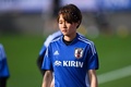 サッカー女子の国際親善大会、シービリーブス・カップのカナダ戦へ向けて調整する宮澤ひなた（2023年2月21日撮影）。(c)Patrick T. Fallon / AFP