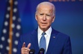 米大統領選で当選を確実にしたジョー・バイデン前副大統領（2020年11月9日撮影）。(c)Angela Weiss / AFP