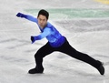 フィギュアスケート四大陸選手権、男子シングル・フリースケーティング。演技に臨む村上大介（2015年2月14日撮影）。(c)AFP/JUNG YEON-JE