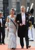 ノルウェー王室のマッタ・ルイーセ王女（左）とアリ・ベン氏（2015年6月13日撮影）。(c)JONATHAN NACKSTRAND / AFP