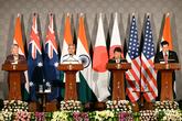 日米豪印「クアッド」、東・南シナ海情勢に懸念表明 中国念頭