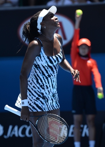 ヴィーナス初戦でマカロワに敗れる、全豪オープン