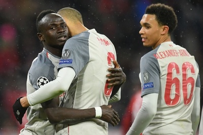 リバプール、バイエルン撃破で欧州CL8強 マネが2発