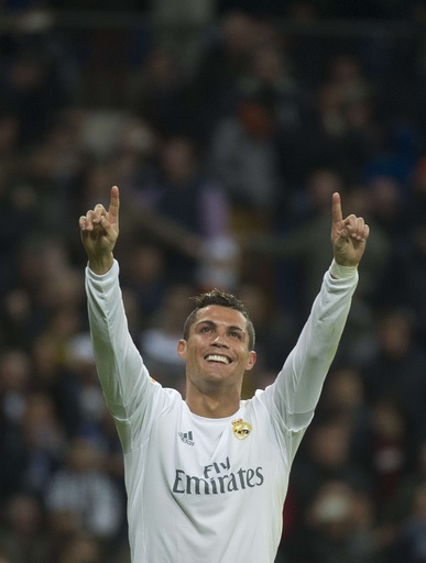 レアルが6発でエスパニョールに快勝、ロナウドがハットトリック