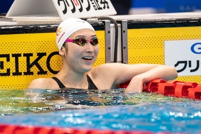 池江璃花子、日本選手権4冠達成 出場全種目V