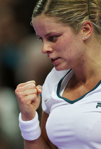 ＜女子テニス プロクシムス・ダイヤモンド・ゲーム2007＞クライシュテルス ゴロバンを降し決勝へ - ベルギー