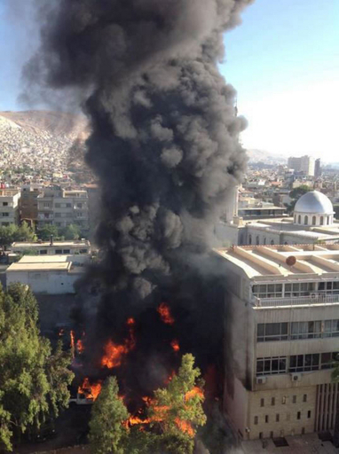 シリア首都で爆発 反体制派が犯行認める