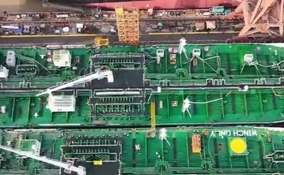 中国の造船業、クリーン代替燃料船の比率が上昇