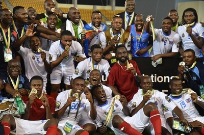 コンゴ民主共和国、PK戦を制し3位に アフリカネーションズカップ
