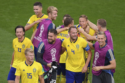 【写真特集】ロシアW杯グループF、メキシコ対スウェーデン