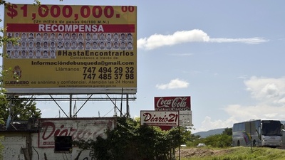 メキシコ失踪学生43人の情報に懸賞金