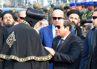 エジプト教会爆発は「自爆攻撃」 大統領が断定、4人拘束