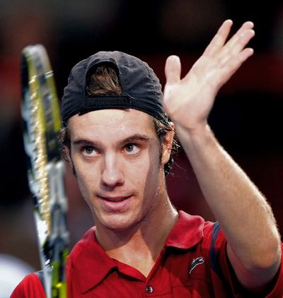 ガスケ ツォンガ降し3回戦進出を決める