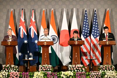 日米豪印「クアッド」、東・南シナ海情勢に懸念表明 中国念頭