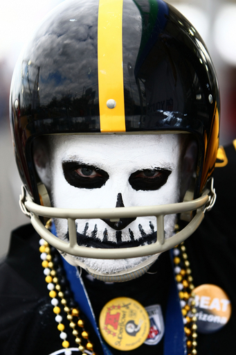 観戦を楽しむファン、NFL第43回スーパーボウル