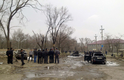 ロシア・ダゲスタン共和国で連続自爆攻撃、警官ら12人死亡