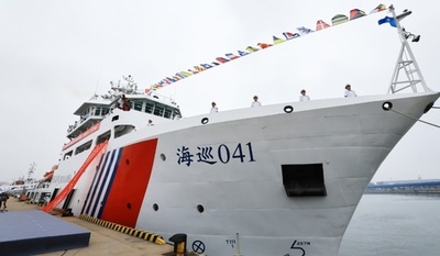 中国海事部門最大の流出油回収船が運用開始