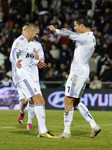 R・マドリード、C・ロナウドの2ゴールでヘタフェに勝利