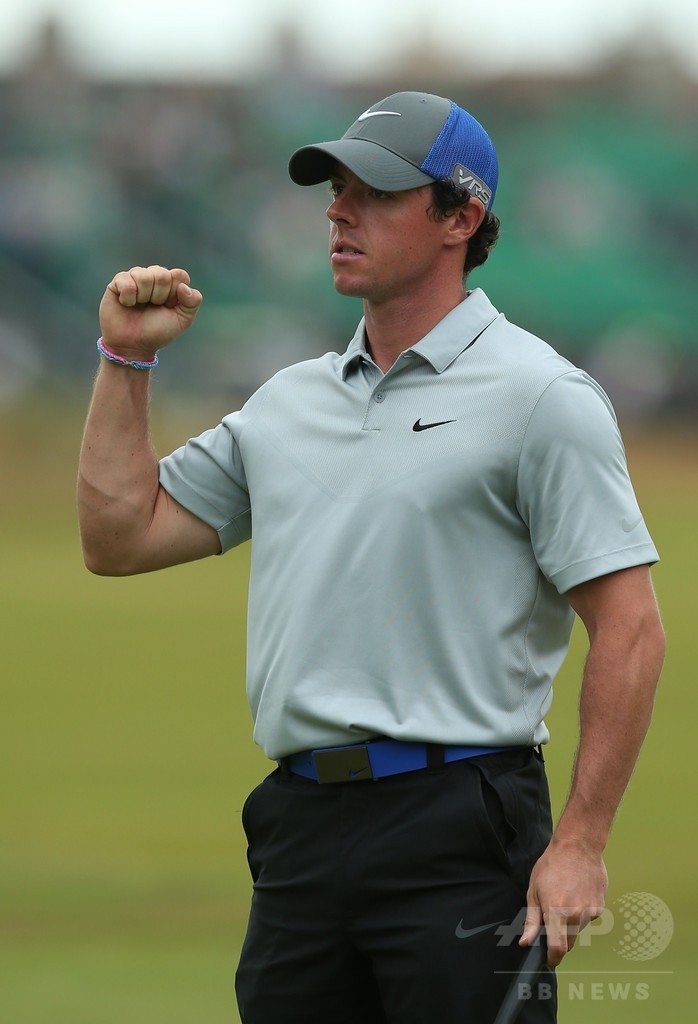 首位マキロイがさらにリード広げ最終日へ、全英オープン