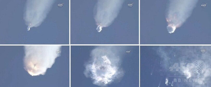 ISSへの補給船載せた米社のロケット、打ち上げ直後に爆発