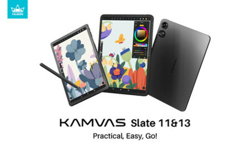 Huion が Kamvas Slate 11 と 13 を発売: 持ち運びに最適なクリエイティブ向けAndroidタブレット