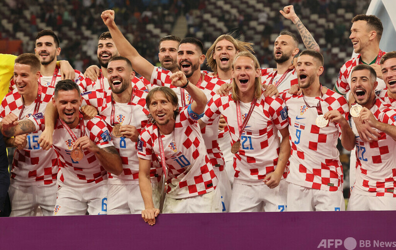 クロアチアがモロッコに勝利、欧州勢が11大会連続でW杯3位