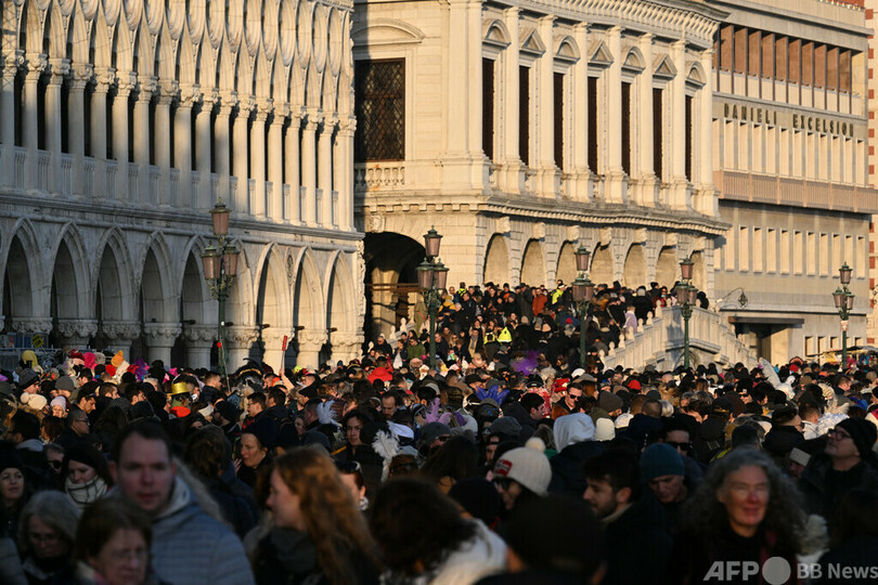伊ベネチア、来年から試験的に入場料徴収へ オーバーツーリズム対策