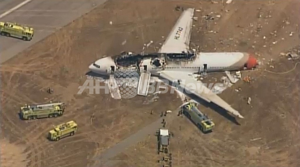 韓国のアシアナ航空機が米サンフランシスコで着陸失敗、炎上 写真20枚 国際ニュース:AFPBB News