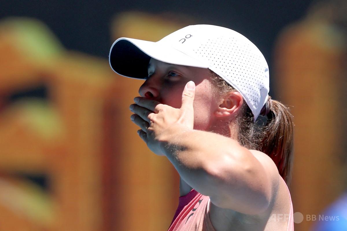 シフィオンテクが全豪OP3回戦へ 2ゲームしか落とさず圧勝 写真7枚 国際