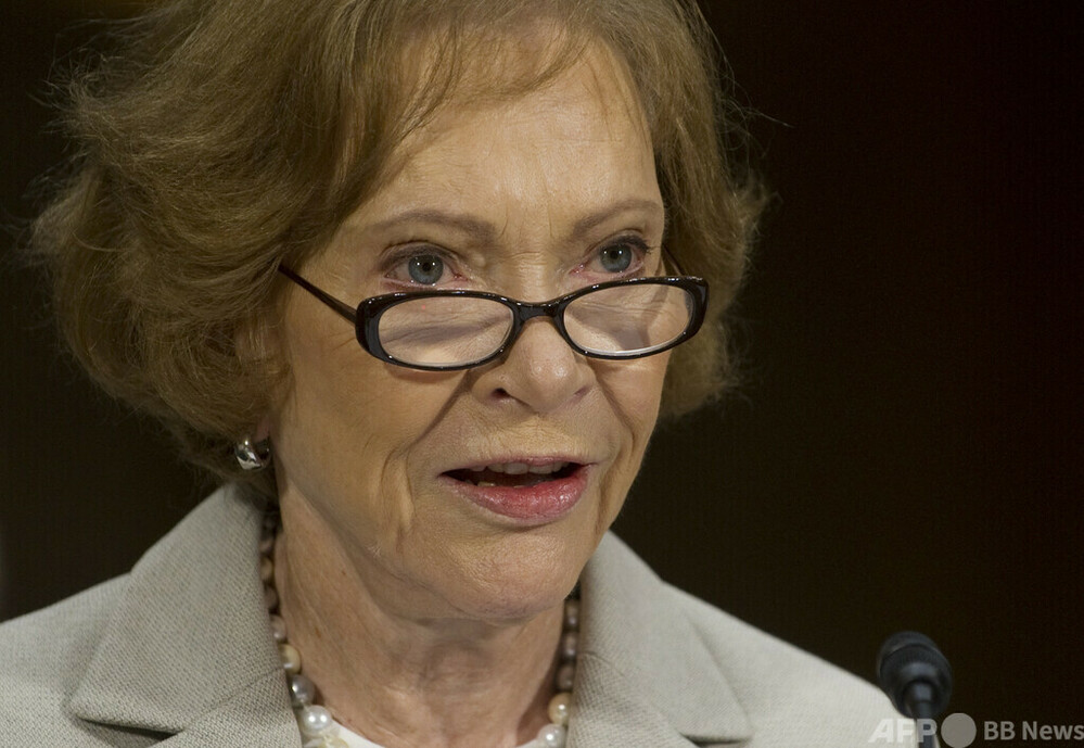 カーター元米大統領夫人、夫と共にホスピスケアに 写真4枚 国際ニュース:AFPBB News