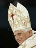 前ローマ教皇ベネディクト16世（2008年4月20日撮影）。(c)STAN HONDA / AFP