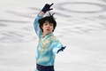 フィギュアスケート世界選手権、男子シングル・フリースケーティング（FS）。演技に臨む羽生結弦（2021年3月27日撮影）。(c)Jonathan NACKSTRAND / AFP