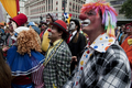 ブラジル・サンパウロ（Sao Paulo）で27日、サーカスデー（Circus Day）のイベントが開催され、大勢のピエロが集まった（2012年3月27日撮影）。(c)AFP/NELSON ALMEIDA