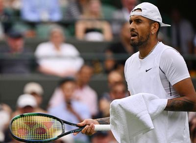 キリオス、復帰戦は初戦敗退 タオルの色に立腹