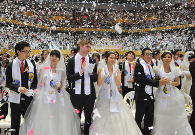 3500組が合同結婚式、統一教会