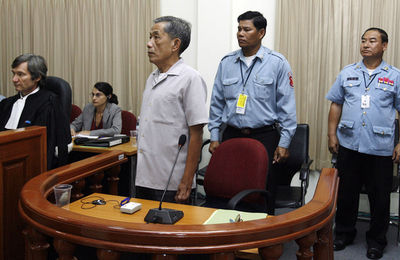 旧ポル・ポト派幹部の保釈要求却下、カンボジア特別法廷