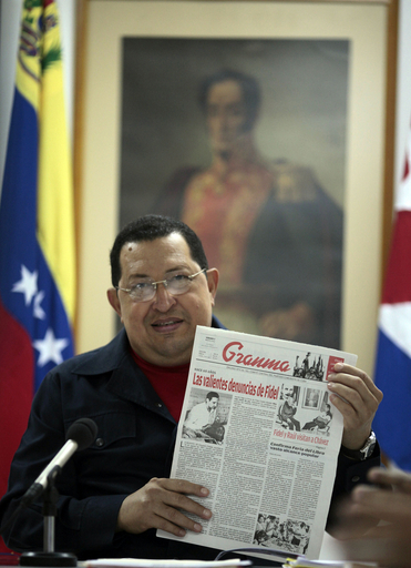 チャベス大統領、「がん再発していた」 転移なしに安堵