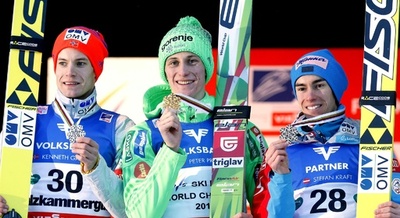 好調のプレヴツがフライング世界選手権を制す、葛西5位