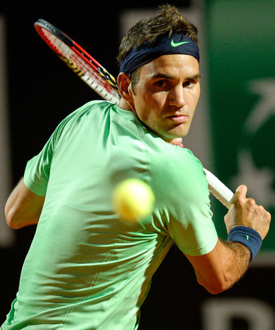 フェデラーがシモンを下し3回戦突破、イタリア国際