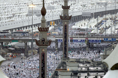 イスラム教の大巡礼「ハッジ」に250万人、大雨で影響も